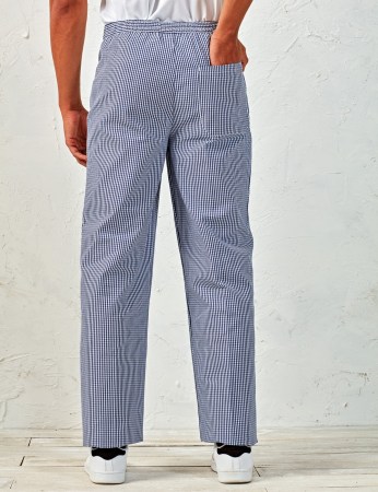  Παντελόνι σεφ (PR552) μπλέ σκούρο-λευκό